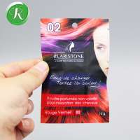 metalized shampoo packaging 10ml cosmetic sample sachet