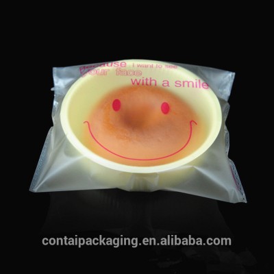 Food Grade Custom Printed High Transparent OPP CPP PET Matte Plastic Packaging Bags For Cookie/Bakery/Bread