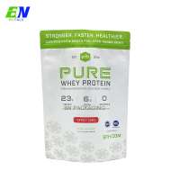 custom packaging food grade packaging aluminium bag protein powder with zip